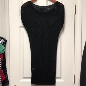 Mesh-ish Knit Tunic-slight silver sparkle.